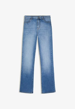 Bershka, FLARED - JEANS - Jeans a zampa - blue