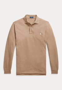 LONG SLEEVE POLO SHIRT - Polokošeľa - grey cloud heather