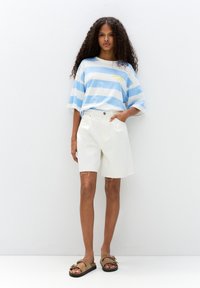 PULL&BEAR - BRISE SALÉE STRIPED - T-shirt imprimé - white Image miniature 1
