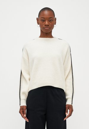 VMZORA O NECK - Pullover - birch/chocolate torte