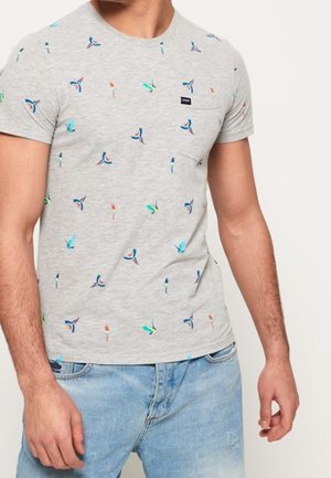Camiseta estampada - dark grey