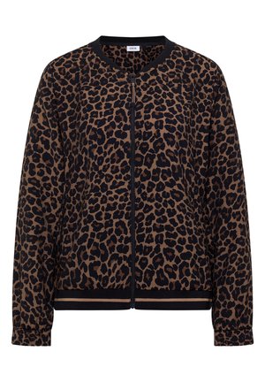 Cecil, BLOUSON MIT ZIPPER UND LEO-MUSTER - Blouson Bomber - creamy mocha
