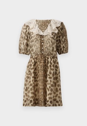 CLAUDE PRINT COLLARED DRESS - Kasdienė suknelė - cream