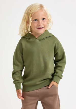 Lindex, LINDEX HOODIE LINDEX UNISEX - Hættetrøje - dark lime