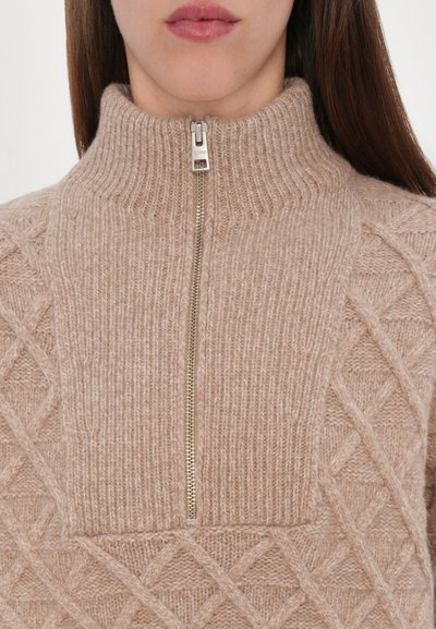 CLOSED TROYER LONGSLEEVE - Pulóver - clay beige
