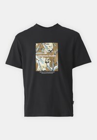 Jack & Jones JORSEQUOIA TEE CREW NECK  - Marškinėliai su spaudiniu - black