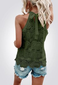 Cupshe SLEEVELESS - Blusa - olive green