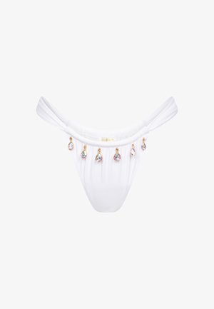Moda Minx, ROUCHED FIXED - Bikini bottoms - white