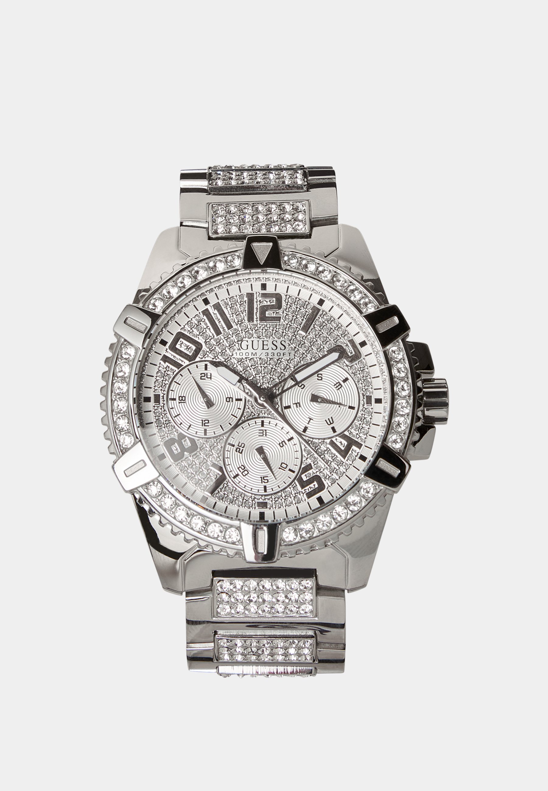 Guess FRONTIER - Watch - silver-coloured - Zalando