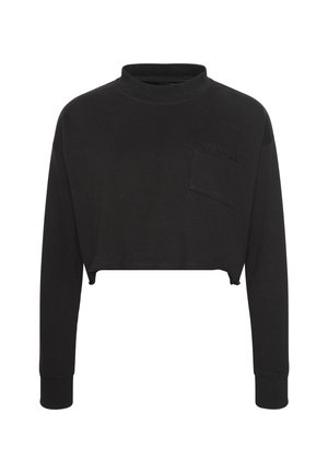 Calvin Klein Underwear, CROP LOGO COTTON JERSEY - Haut de pyjama - black