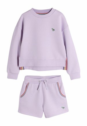 REGULAR FIT - SWEATSHIRT AND SHORTS SET  . - Sweatshirt - lilac purple