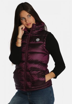 Veste sans manches - black berry titane