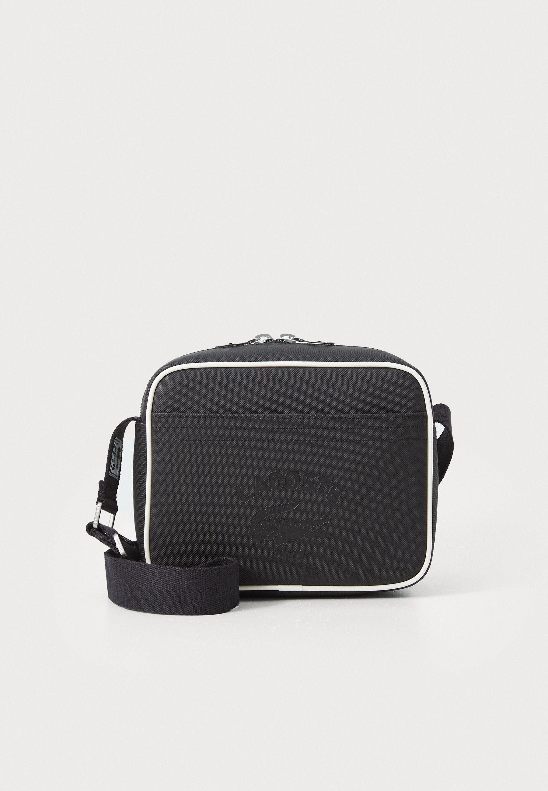 Lacoste CROSSOVER UNISEX Sac bandoulière black/offwhite/noir