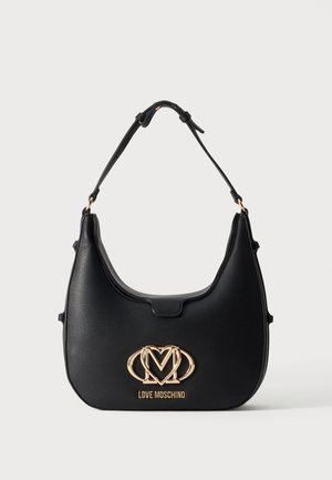 Love Moschino, OVAL FRIEZE - Дамска чанта - black