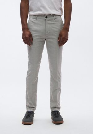 MOTT STRUCTURED TAILORED - Chino - grey melange