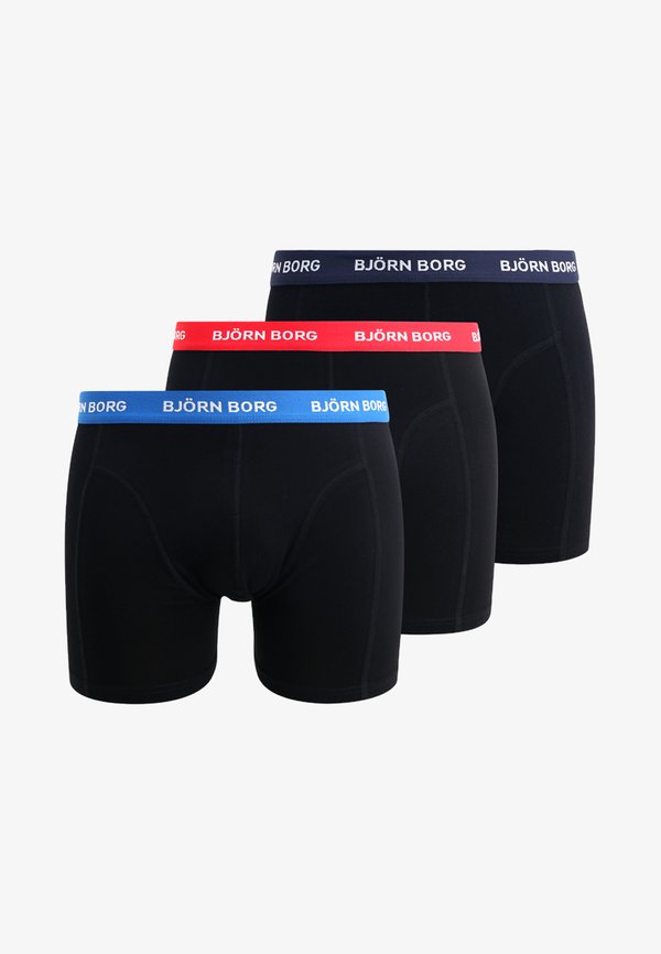 SHORTS CONTRAST SOLIDS 3 PACK - Trunks4
