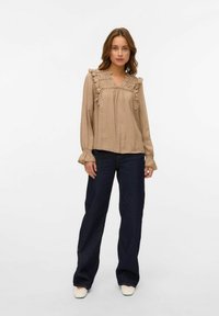 Vero Moda VMELSIE - Blus - silver mink