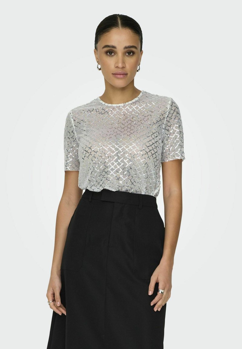 ONLY ONLBEAD  - Blouse - cloud dancer