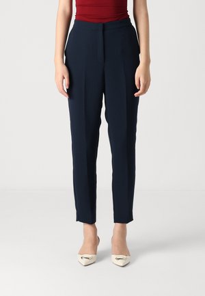 SLIM PULL ON PANT - Trousers - dark night navy