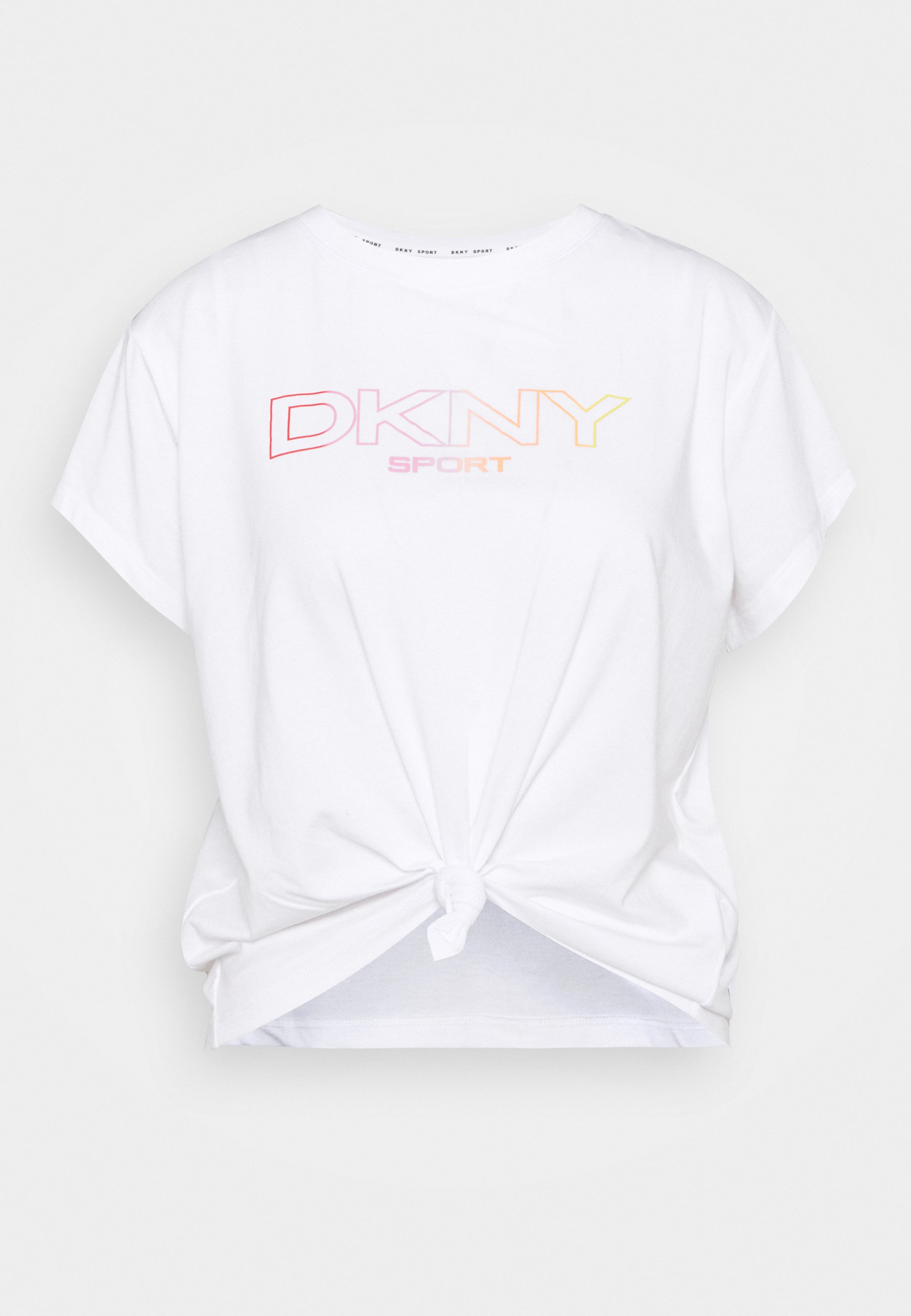 Women OMBRE LOGO KNOT FRONT TEE - Print T-shirt Women OMBRE LOGO KNOT FRONT TEE - Print T-shirt