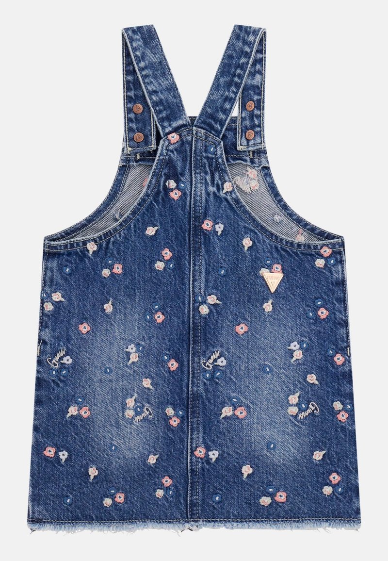 guess denim overall dress Vintage "Guess" White Denim Overall Dress  Community Thrift and Vintage