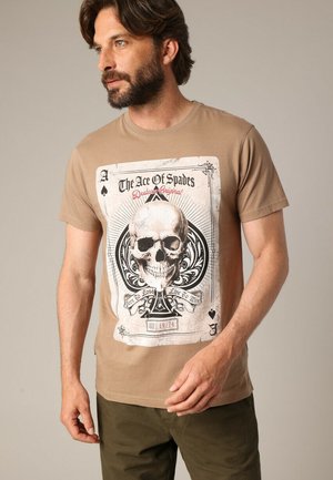ACE - T-shirt imprimé - Taupe