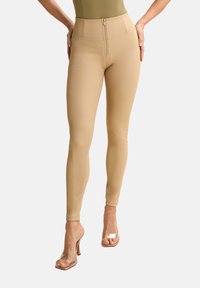 Freddy PUSH UP  VITA ALTA SUPERSKINNY ELLE - Pantalones - irish cream