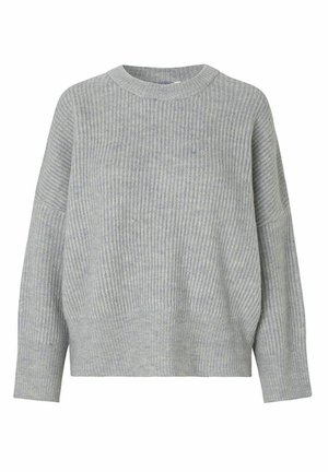 Neule - light grey melange