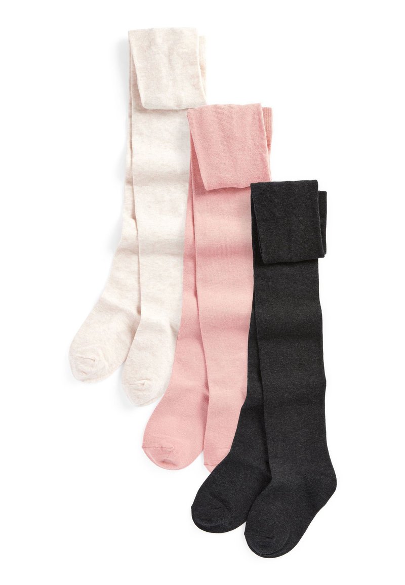 Next 3 PACK  - Strumpfhose - pink grey cream