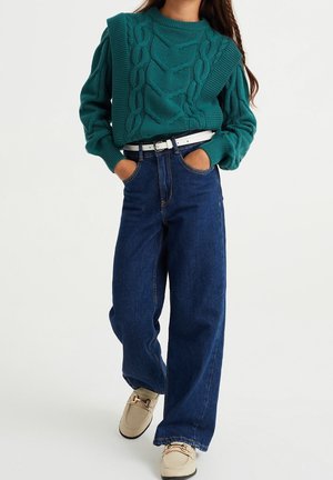 WE Fashion, Pullover - dark green