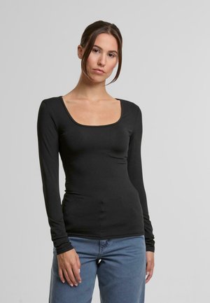 Långärmad tröja - black