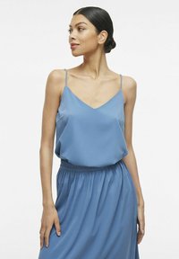 VILA TRÄGER V-AUSSCHNITT - Top - coronet blue