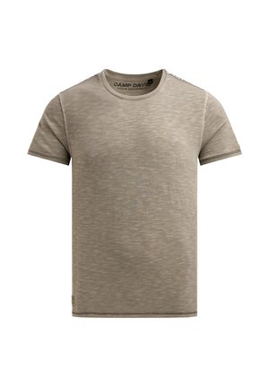 Camp David, CAMP DAVID T-SHIRT MIT TAPES UND RÜCKEN-PRINT - T-Shirt print - rock ridge