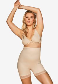 Lipsy SCULPT TUMMY CONTROL MID - Kelnaitės - almond nude