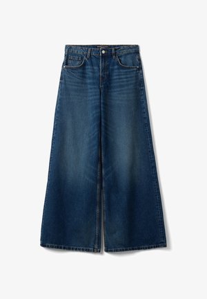 OVS, LOW-RISE WIDE-LEG JEANS - Wide Leg - denim blue
