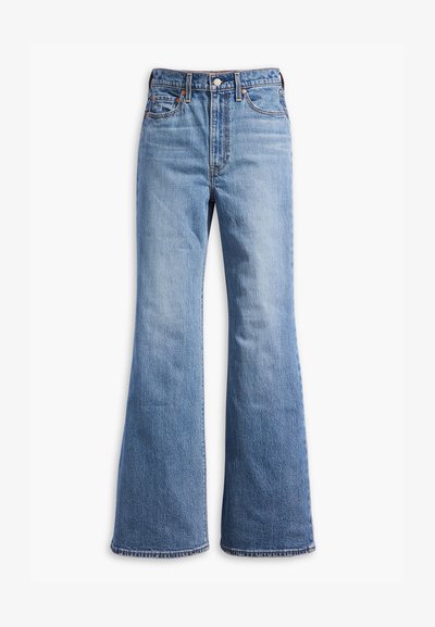 RIBCAGE BELLS - Jean flare - blue denim