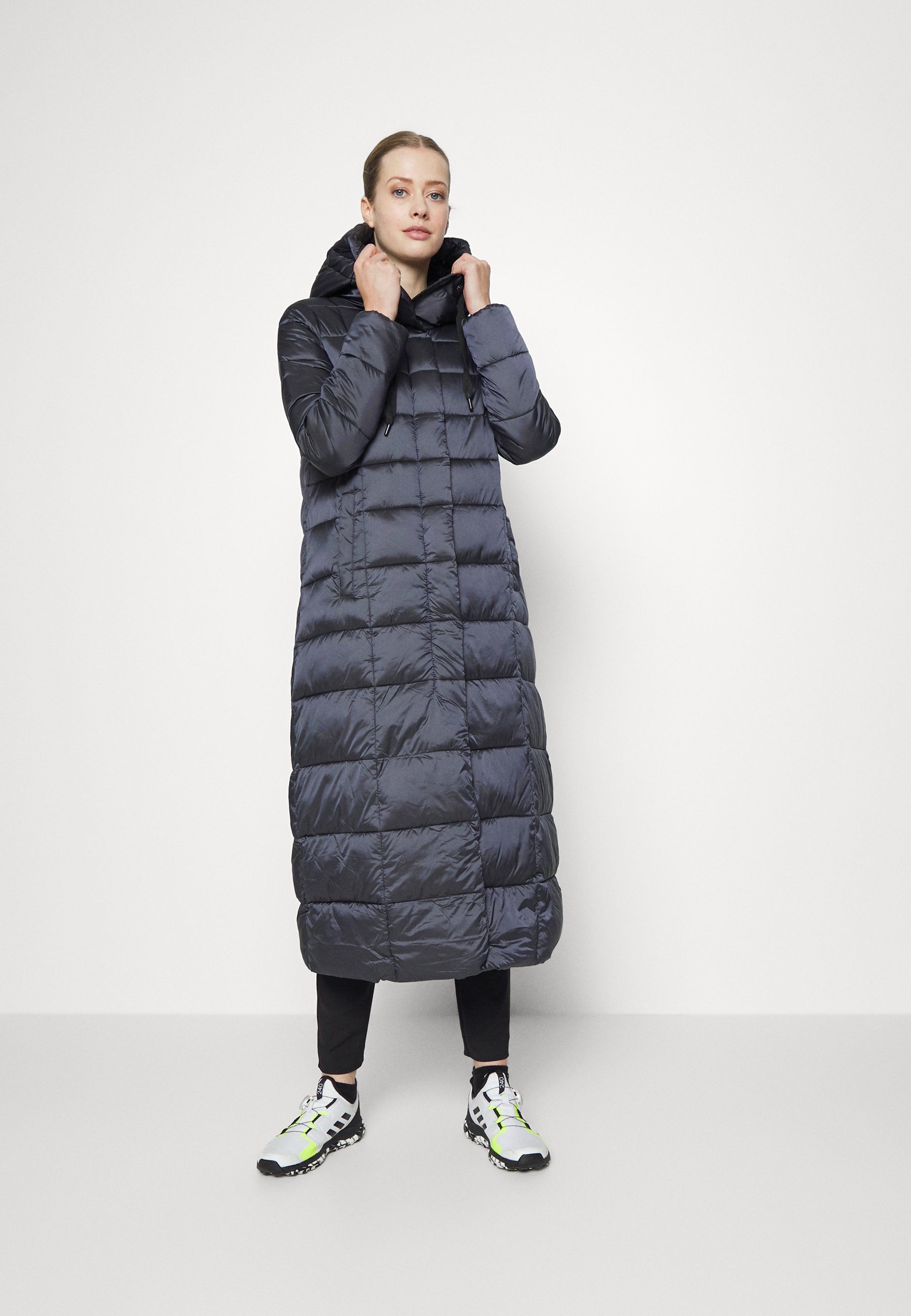 CMP WOMAN COAT FIX HOOD - Abrigo de invierno - titanio/gris - Zalando.es