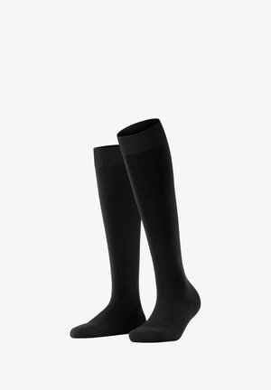 FALKE, CLIMAWOOL - Knæstrømper - schwarz