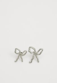 BOW EARRINGS - Kõrvarõngad - silver-coloured