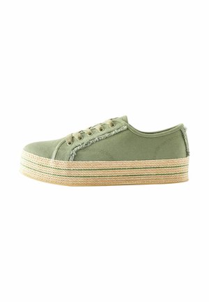 FOREVER COMFORT - Háncstalpú vászoncipők - khaki green