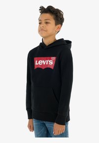 Levi's® - BATWING SCREENPRINT HOODIE - Huppari - black Pienoiskuva 1