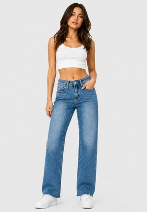 GIRL VIVI, ELARA JEANS STRAIGHT-FIT JEANS - Vaqueros rectos - blau