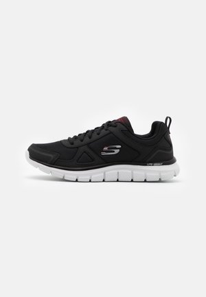 Skechers TRACK SCLORIC - Baskets basses - black/red