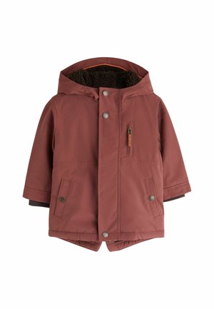 Next REGULAR FIT - WATERPROOF BORG LINED PARKA - Parkaer - rust brown