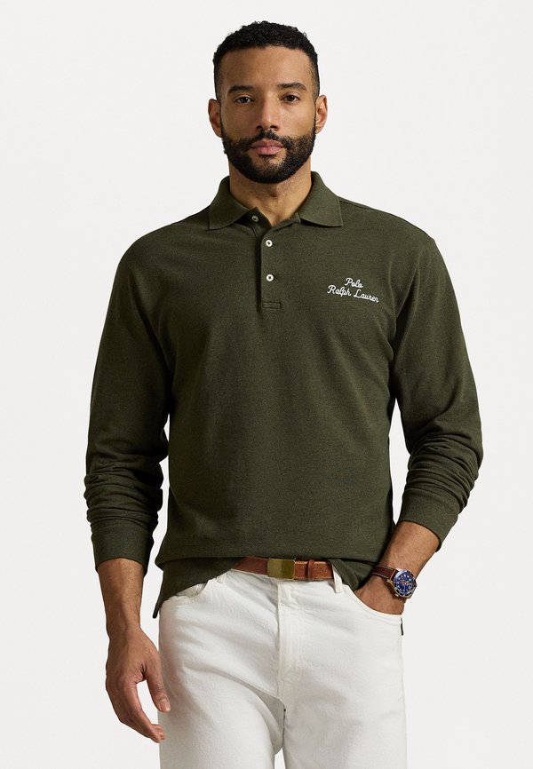 LOGO MESH POLO SHIRT - Polo shirt - alpine heather