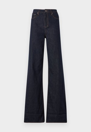 Ksubi STRIDER CUFF ORIGINAL - Wide leg - blue denim