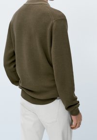 Massimo Dutti Polo shirt - khaki