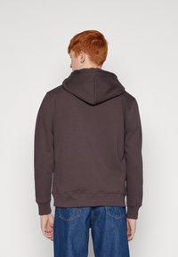 Alpha Industries BASIC UNISEX - Mikina so zipsom - hunter brown