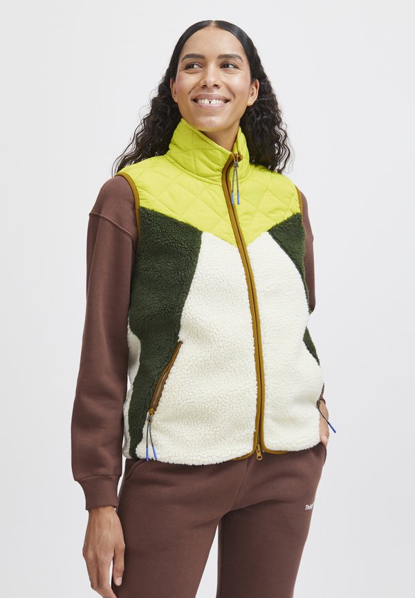 JCBerri TEDDY - Waistcoat - sulphur spring mix