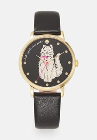 kate spade new york Horloge - black/gold-coloured